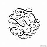 Flourishes Swash Webstockreview Swashes Ornate sketch template