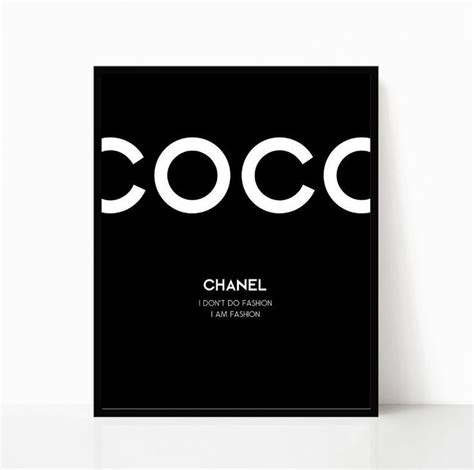 excited  share  item   etsy shop coco chanel wall