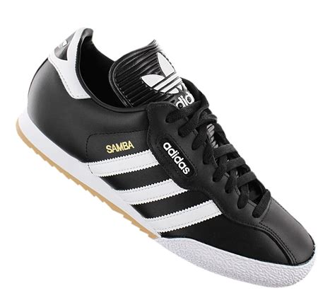adidas samba super leder sneaker neu schwarz weiss retro schuhe ebay