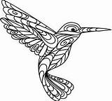 Hummingbird Quilling Patterns Bird Embroidery Designs Outline Doodle Coloring Printable Drawing Mandala Pattern Humming Doodles Urban Threads Zentangle Hummingbirds Drawings sketch template
