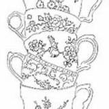 Teacup Tremble Roisin sketch template