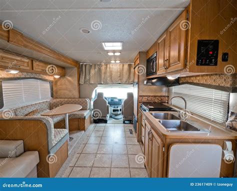 interior  small rv royalty  stock images image