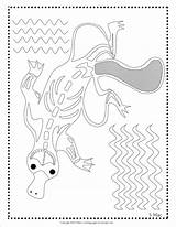 Ray Coloring Platypus Fish Pages Aboriginal Dot Xray Painting Getcolorings Printable Colouring Choose Board sketch template
