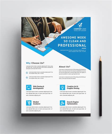 professional business flyer design graphic mega graphic templates store