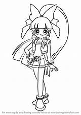 Powerpuff Girls Draw Momoko Coloring Pages Akatsutsumi Drawing Step Learn Anime Tutorials Getdrawings sketch template
