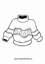 Ausmalbilder Kleidung Ausmalbild Winterjacke Bluse sketch template