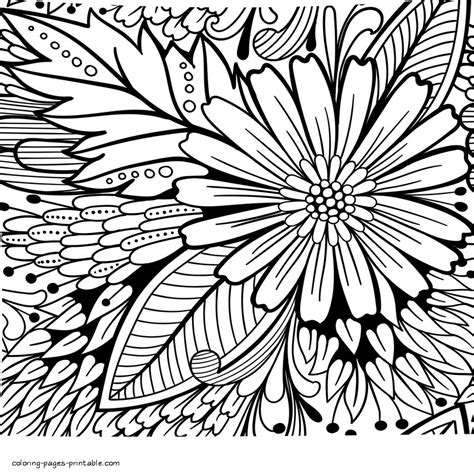 flower grown  coloring book coloring pages printablecom