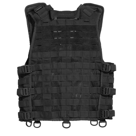 thorax molle vest black black military tactical military equipment tactical vests