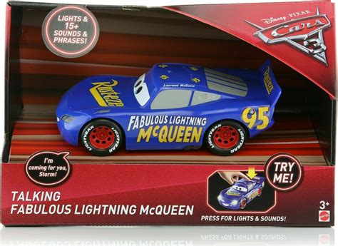 Mattel Disney Pixar Cars 3 Fabulous Lightning Mcqueen Talking Car