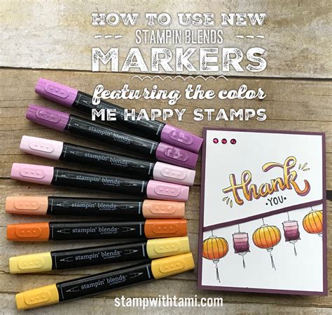 class video     stampin blends markers  color  happy stamps stampin