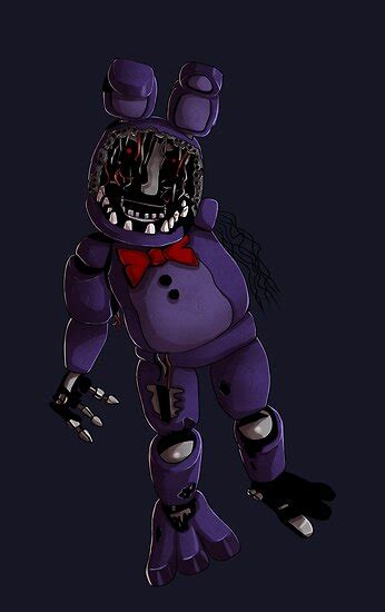 Fnaf 2 Withered Bonnie Design Posters By Ladyfiszi