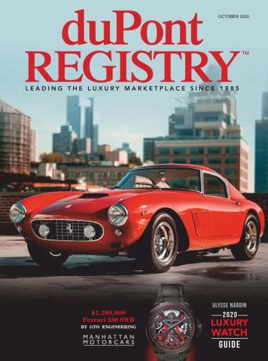 Dupont Registry Magazine Subscription Discount A Buyers Gallery Of