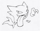Haunter Pokemon Coloring Pages Gengar Drawing Template Sketch Deviantart Color Colouring sketch template