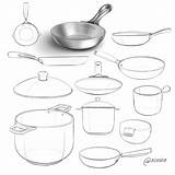 Cooking Drawing Behance Industrial Sketches sketch template