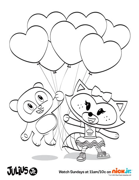 nick jr valentines day coloring pages  valentine  day printables