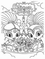 Shimmer Shine Pages Coloring Printables Printable Colouring Baby Kids Theme Cartoon Cartoons Sheets Dragon Categories Megnyitás Choose Board sketch template
