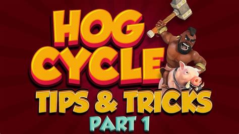 hog cycle  tips part  youtube