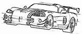 Coloring Dodge Viper Pages Car Acr Charger Police Cars sketch template