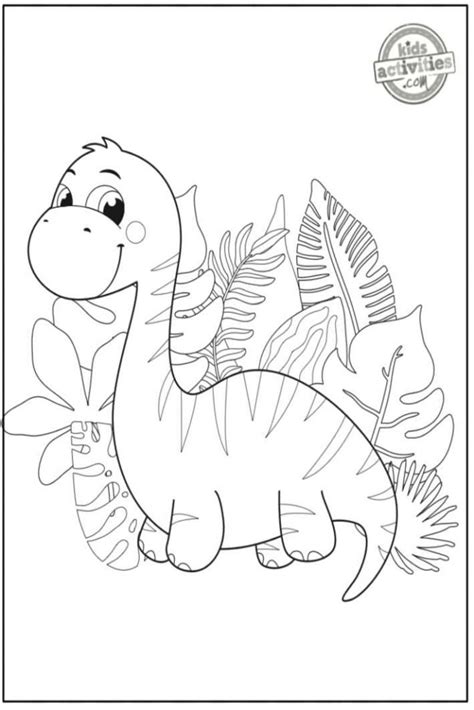 cute dinosaur coloring pages  print kids activities blog