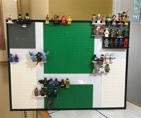 lego minifigure display case  steps instructables