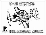 Mustang P51 Drawing Coloring Pages Getdrawings sketch template