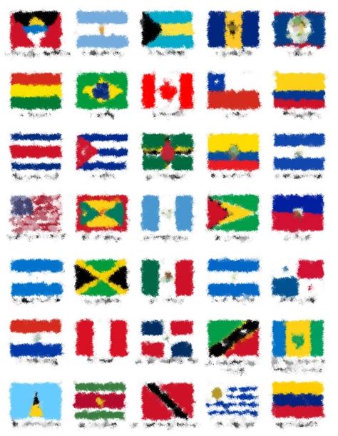 banderas de los paises de america  saber es practico