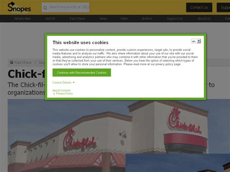 fact check chick fil a and same sex marriage