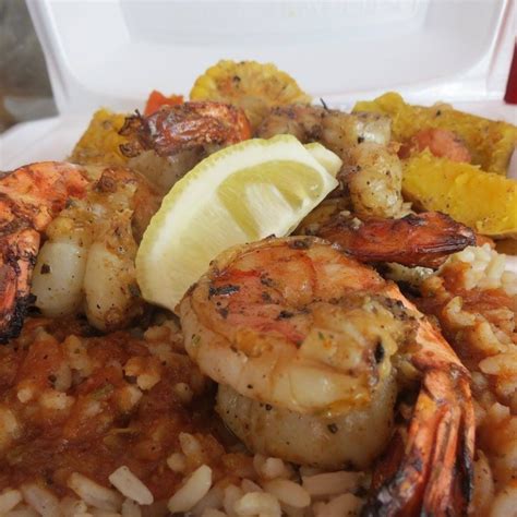 Shrimp Platter Just Grillin – Barbados – Jenna G The Hijabi Tt