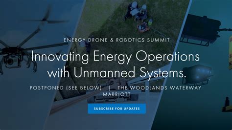 energy drone robotics summit   postponed