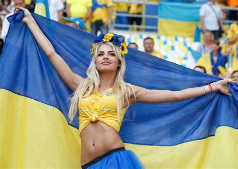 female football fans show their support at euro 2016