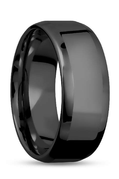 Black Wedding Rings For Men Black Zirconium Design Your Own On Our
