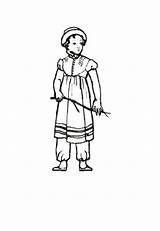 Fashion 1810 Children 1820 Costume Era Regency Colouring History Girl Costumes Girls sketch template