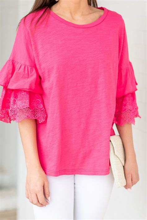 All Is Bell Top Hot Pink The Mint Julep Boutique Fashion Boutique