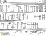Scaffale Libri Bookcase Plank Boeken Shelf Overzicht sketch template