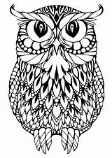 Owl Pages Coloring Mandala Animal Sheets Detailed Hard Print Choose Board Kids Animals Mandalas sketch template