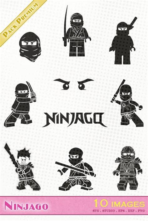 ninjago  svgdxfepssilhouette studiopng silhouettes silhouet