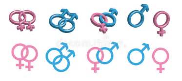 Collection Of Gender Male Female Homosexual