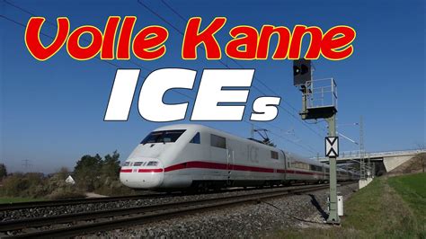 german railway db fernverkehr high speed trains superb sound ice