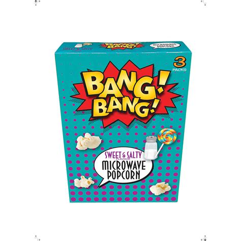 Bang Bang Sweet And Salty Flavour Microwave Popcorn Welcome To Kohlico