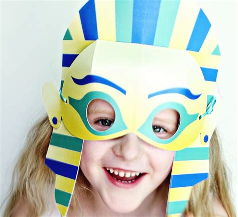 king tut mask craft diy king tut printable mask egyptian projects