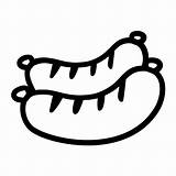 Hotdog Iconfinder sketch template