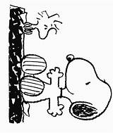 Snoopy Peanuts Coloring Pages Coloringbookfun sketch template