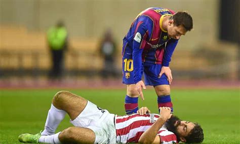 lionel messi s red mist shows player lauded as deity is only human