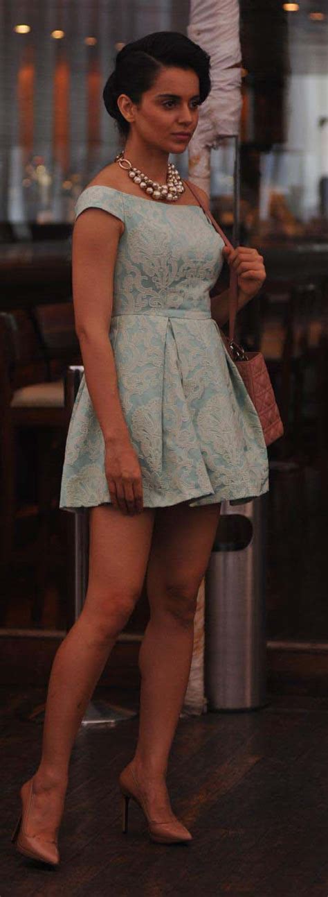 Kangana Ranaut Latest Hot Thigh Show Photos In Mini Skirt