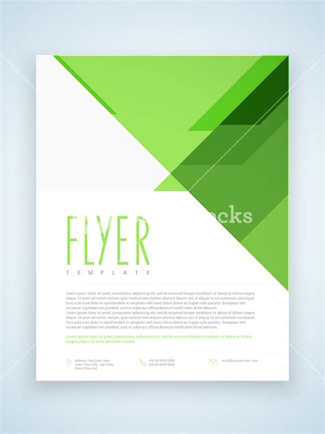 stylish business flyer template  brochure layout  abstract design