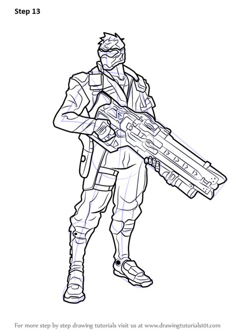 To do this, you can use a ruler. Learn How to Draw Soldier 76 from Overwatch (Overwatch