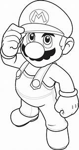 Mario Characters Drawing Coloring Pages Getdrawings sketch template