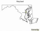 Maryland State Quilt Printablemap sketch template