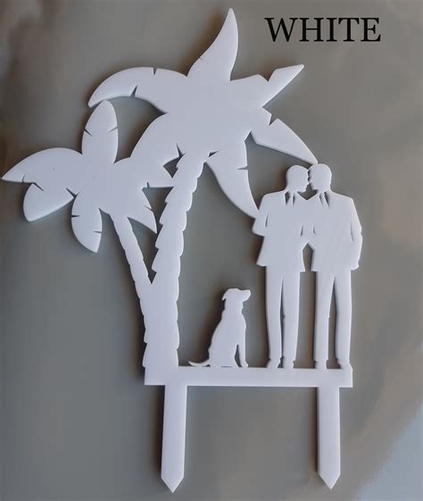 Two Tier Bride And Groom High Five Wedding Cake Topper With Etsy
