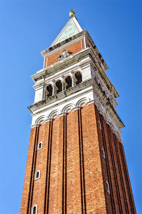 San Marco Campanile Tower Venice High Quality Stock